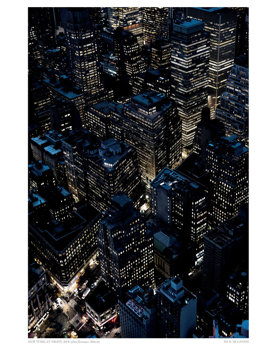 New York at Night (after Berenice Abbott), 2018